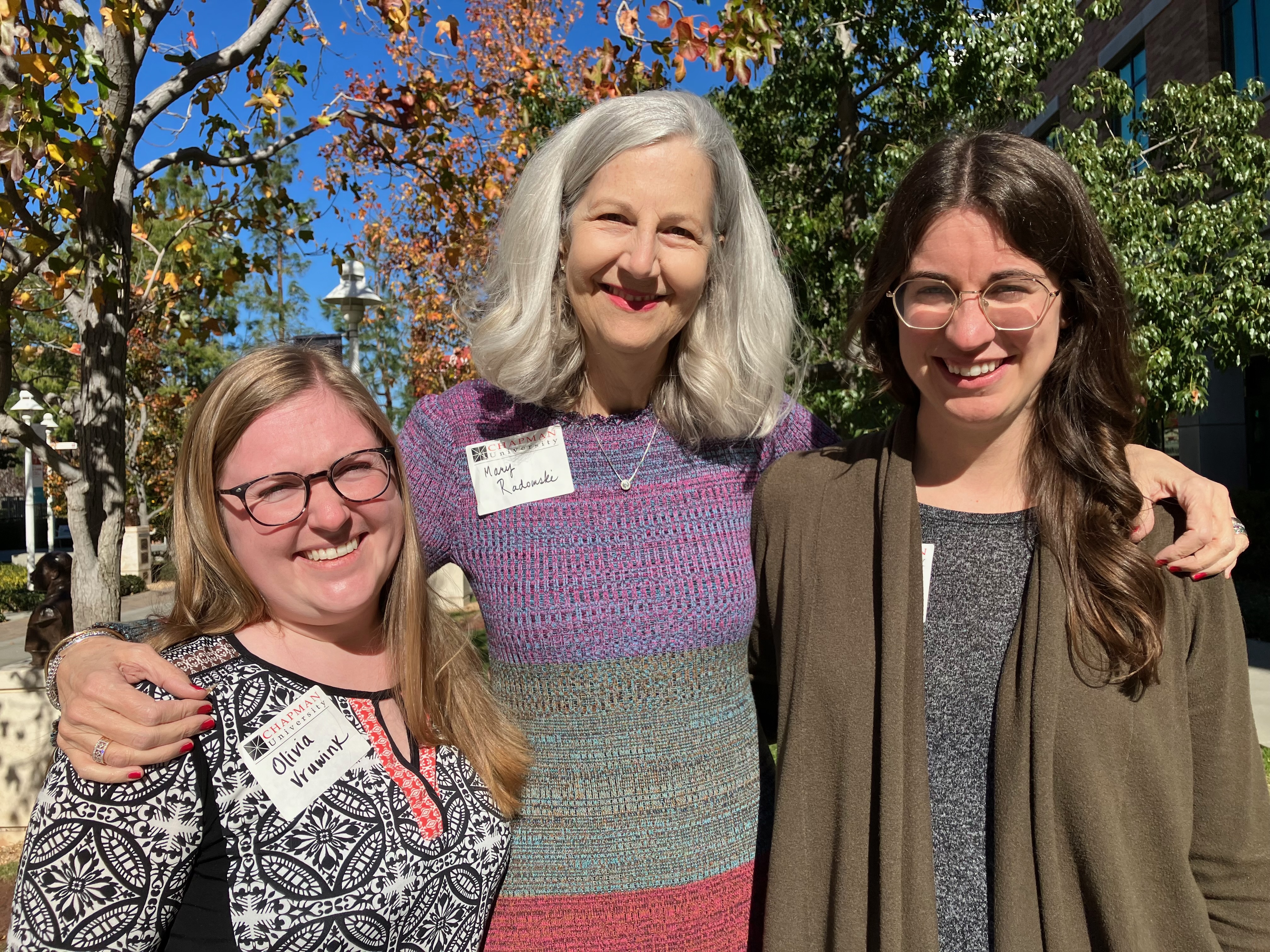 Olivia with Mary Radomski and Natalie Covington at the ICCDC conference